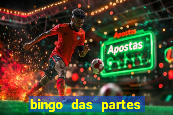 bingo das partes do corpo