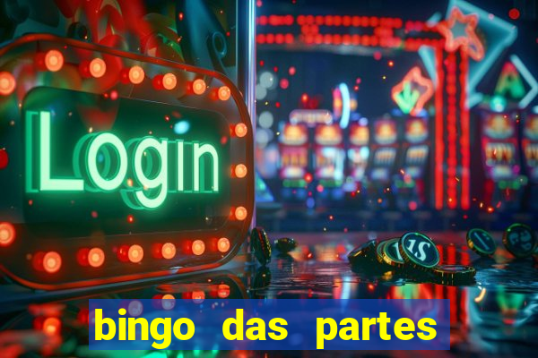 bingo das partes do corpo