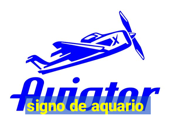 signo de aquario