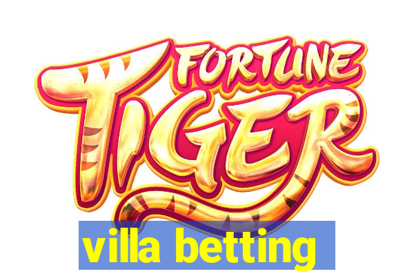 villa betting