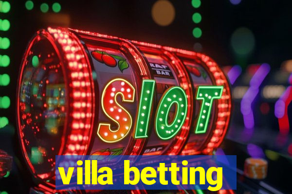 villa betting