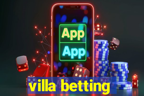 villa betting