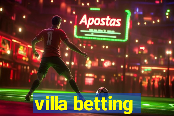 villa betting