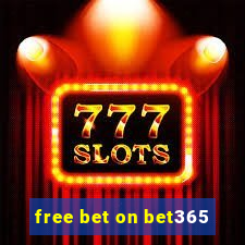 free bet on bet365