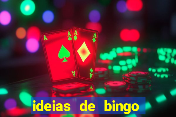 ideias de bingo para o natal