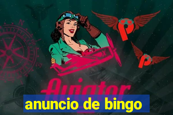 anuncio de bingo