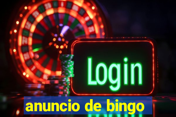 anuncio de bingo