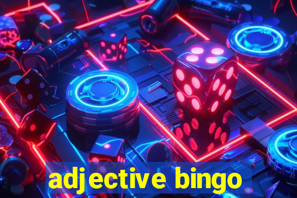 adjective bingo