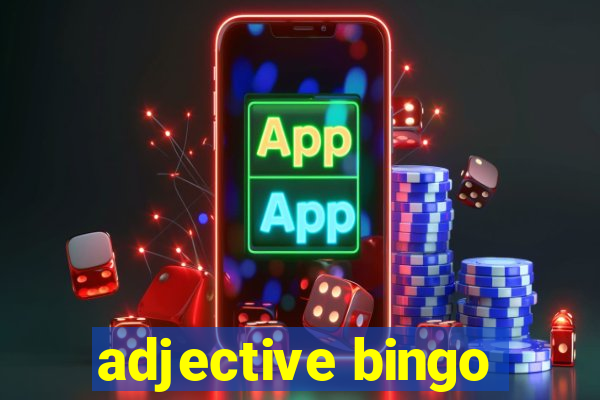 adjective bingo