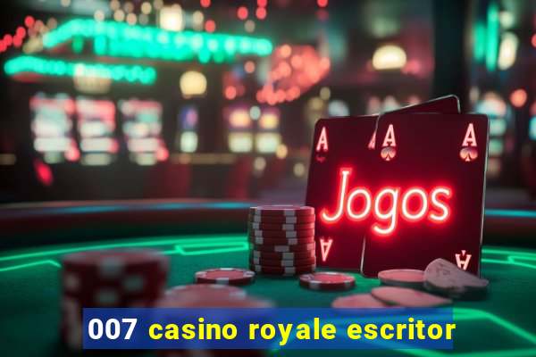 007 casino royale escritor