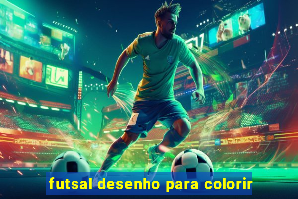 futsal desenho para colorir