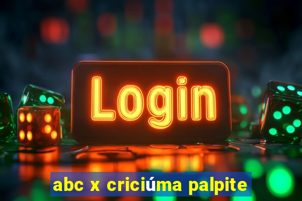 abc x criciúma palpite