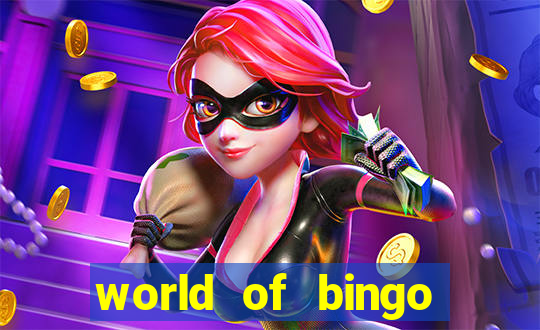 world of bingo zitro online