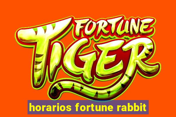 horarios fortune rabbit