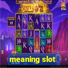 meaning slot