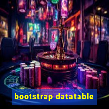 bootstrap datatable