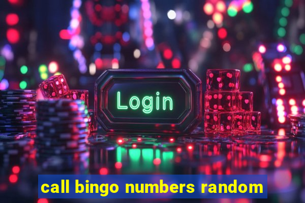 call bingo numbers random