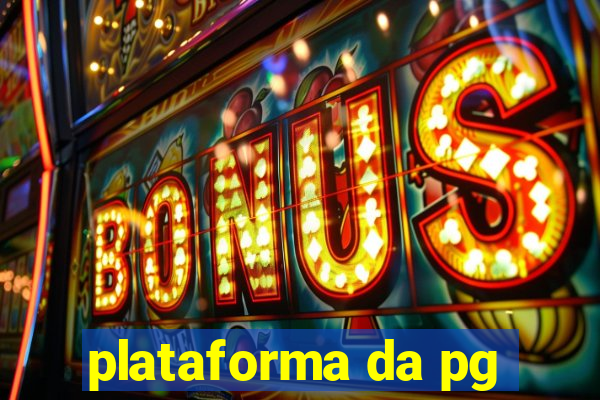 plataforma da pg