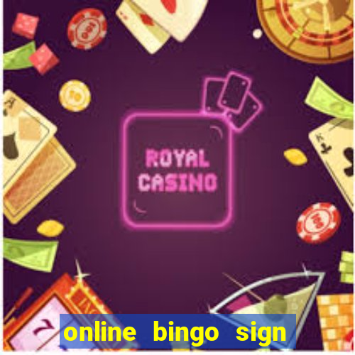 online bingo sign up bonus