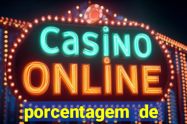 porcentagem de ganhos slots