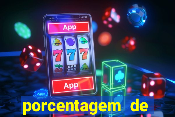 porcentagem de ganhos slots