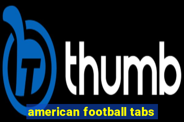 american football tabs