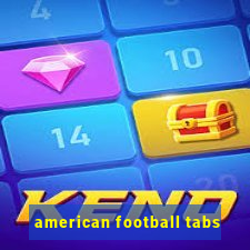 american football tabs