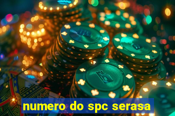 numero do spc serasa