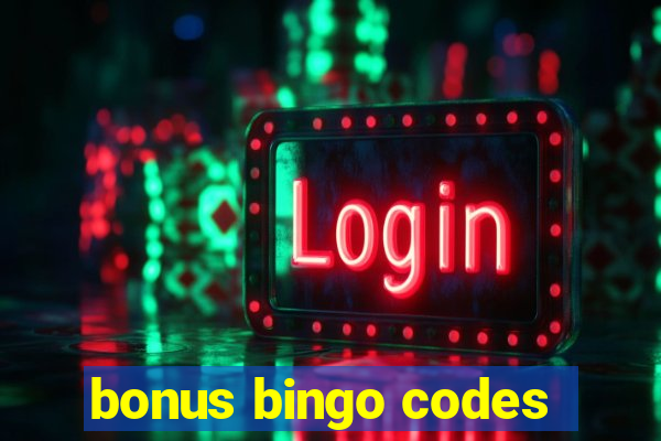 bonus bingo codes