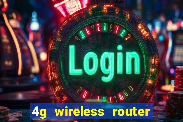 4g wireless router with sim card slot