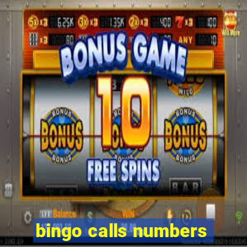 bingo calls numbers