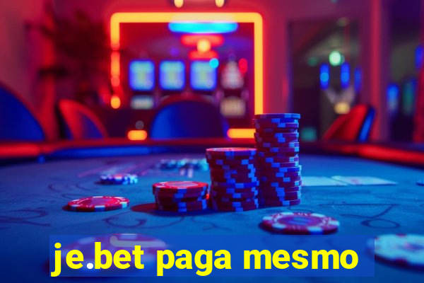 je.bet paga mesmo