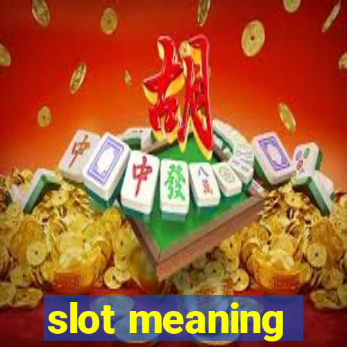 slot meaning