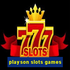 playson slots games