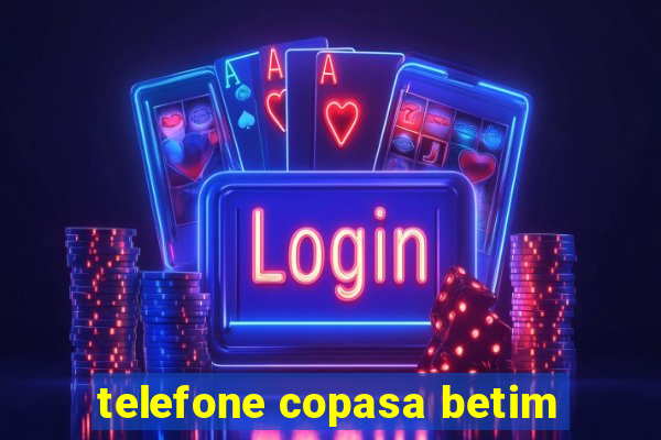 telefone copasa betim