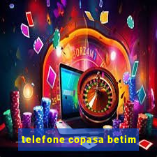 telefone copasa betim