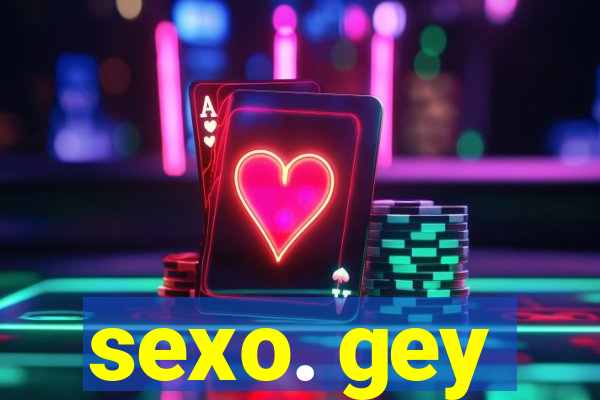 sexo. gey