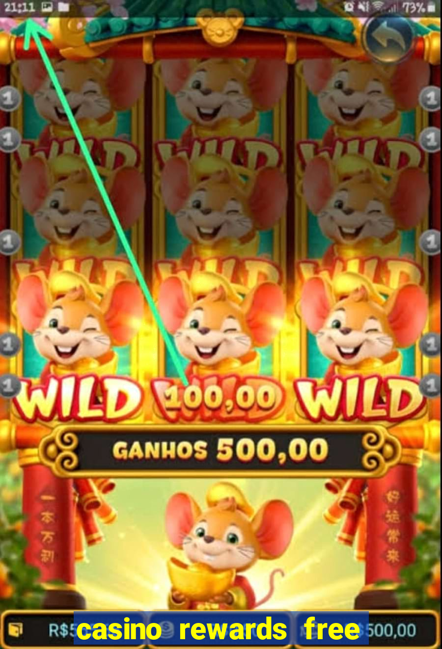 casino rewards free spins 2021