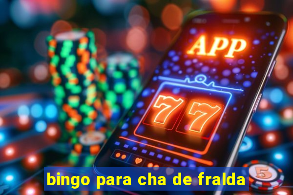 bingo para cha de fralda