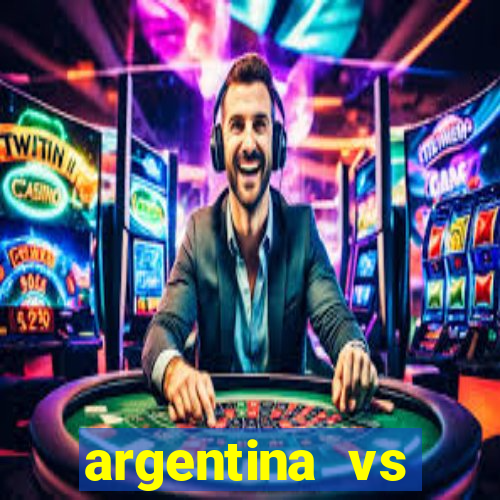 argentina vs colombia ao vivo