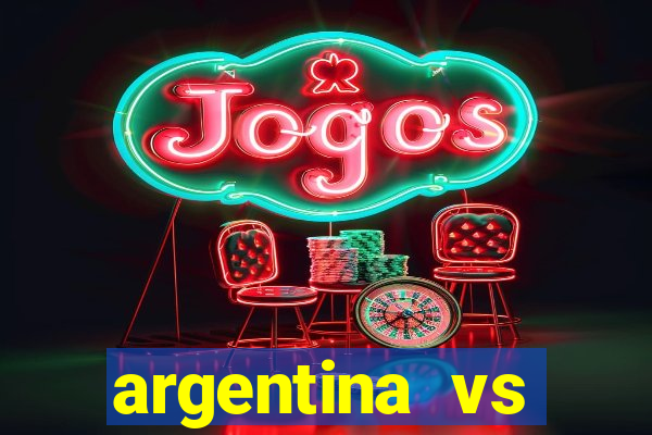 argentina vs colombia ao vivo