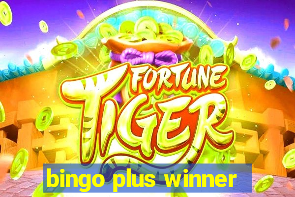 bingo plus winner