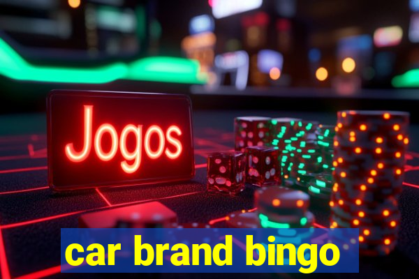 car brand bingo