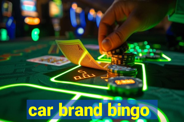 car brand bingo