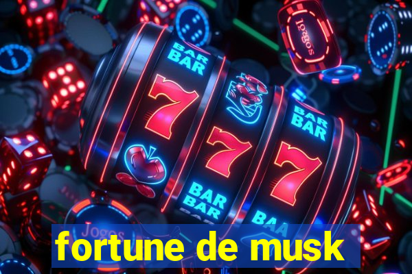 fortune de musk