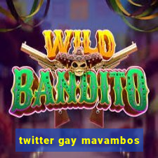 twitter gay mavambos