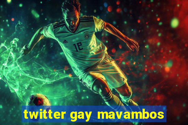 twitter gay mavambos