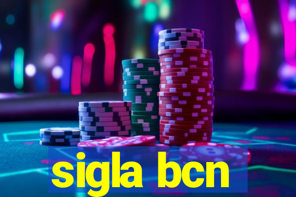 sigla bcn