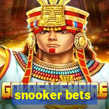 snooker bets