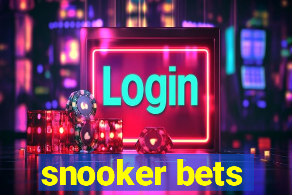 snooker bets